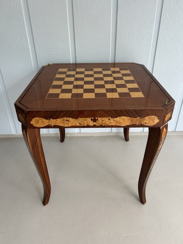 Italian inlaid wood multi game - italian,