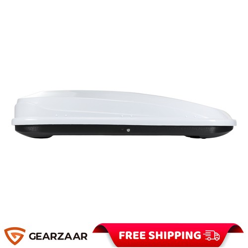 Car roof box - roof, white