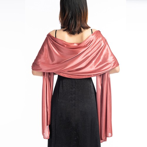 Women satin wrap - shawl, scarf