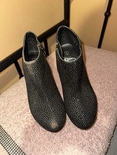 Black Wedged Heels Size 5