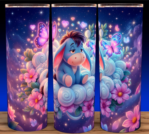 Eeyore blue butterfly the - blue,