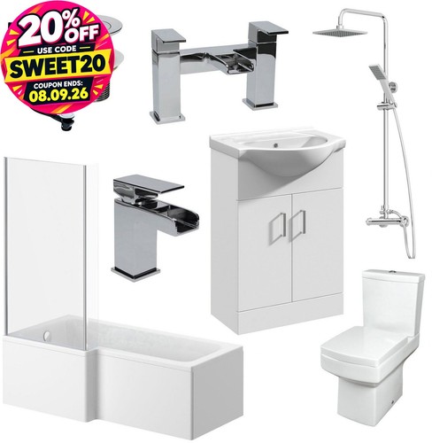 Complete bathroom suite - bathroom,