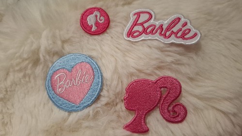 Barbie embroidered patch - barbie,