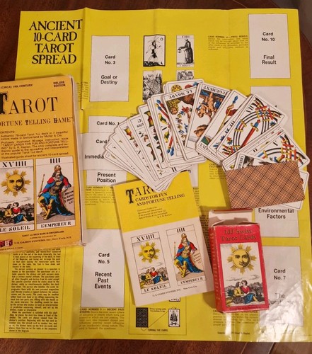 Vintage tarot card fortune - vintage,