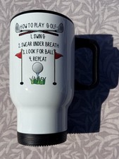 How To Play Golf  Travel Mug