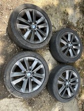 BMW 17” Alloy Wheels Anthracite 205/50/17 Tyres 5x120 1 3 Series E87 E46 E36