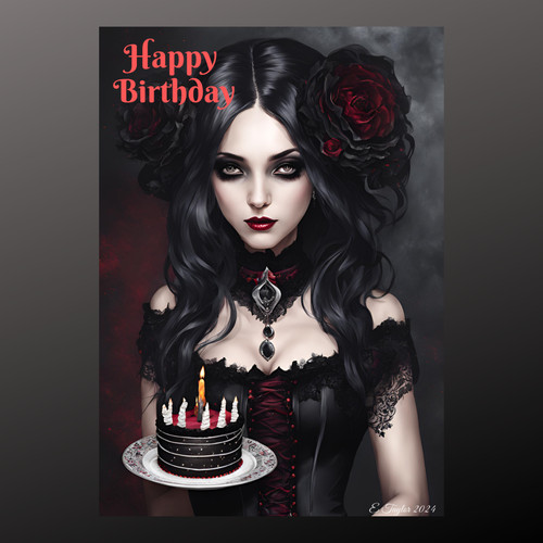 Personalised birthday card - personalised,