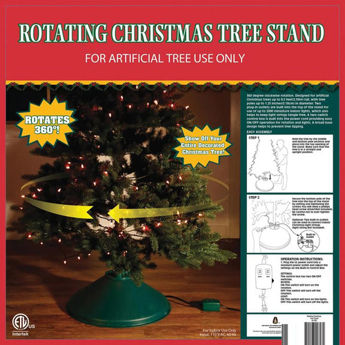 Rotating christmas tree - rotating,