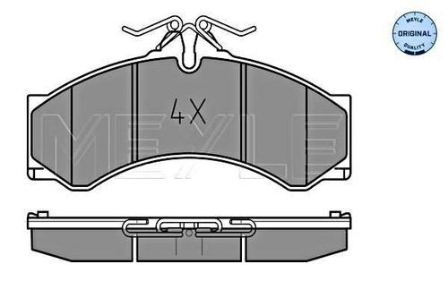 Disc brake pad set - pad, meyle