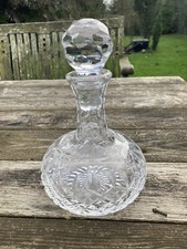 Stuart crystal decanter with - decanter,