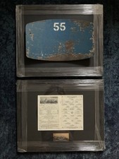 Official Wembley Seat+Official 1963 Eng Vs Scot Programme HAND Signed, 6 Players