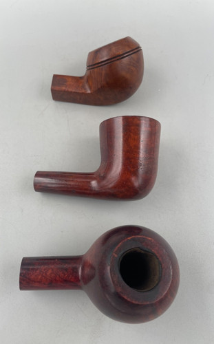 Three pipe heads bowls - pipe, /