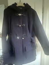 NEXT navy blue duffle coat