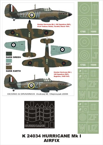 Montex mxk24034 hawker - mxk24034, 1:24