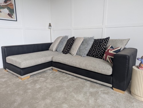 Dfs large corner sofa - large,
