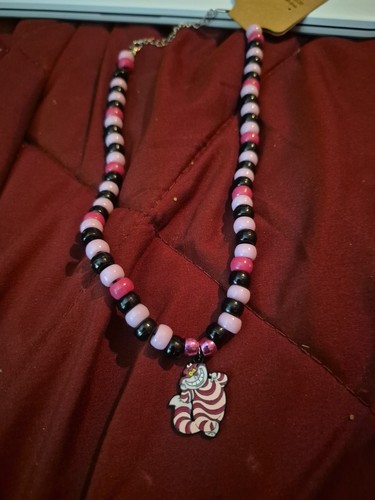 Cheshire cat necklace - cheshire,