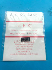 2 x NEW LFC NAME PLATES For BR