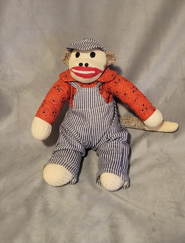Handmade sock monkey stuffed - handmade,