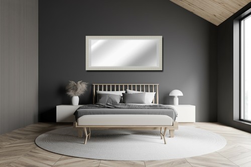 Large grey grained modern - large,