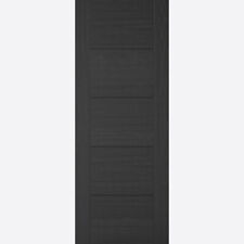 Internal Vancouver Charcoal Black 5 Panel Solid Door
