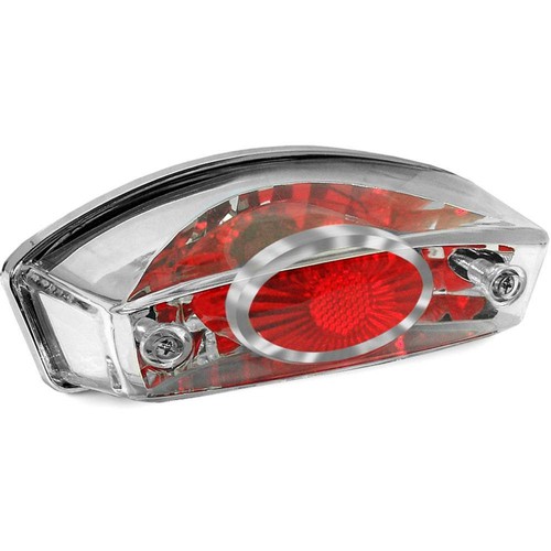Headlight post int red - red, glass
