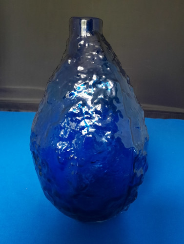 Hand blown cobalt - hand-blown,