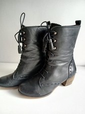 Red Or Dead Black Leather Lace