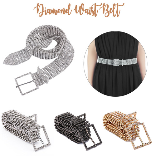 Crystal wedding belt dress - crystal,