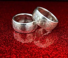 Victorian Half Crown Coin Ring