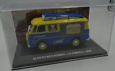1955 Alfa Romeo La Cimbali 1/43 Miniature Car Magazine Model in Plastic Case