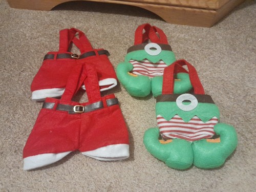 Felt christmas bags - christmas,