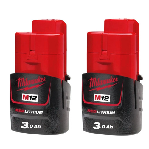 New milwaukee 12v 2x3 - new, 2x3.0ah