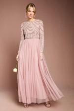 Coast Womens Maxi Dress Blush
