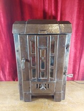 Original French Art Deco Enamel Wood Burner Stove
