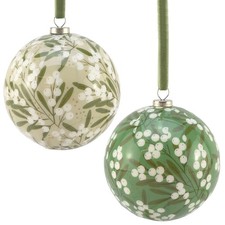 Mistletoe berries duo - mistletoe,