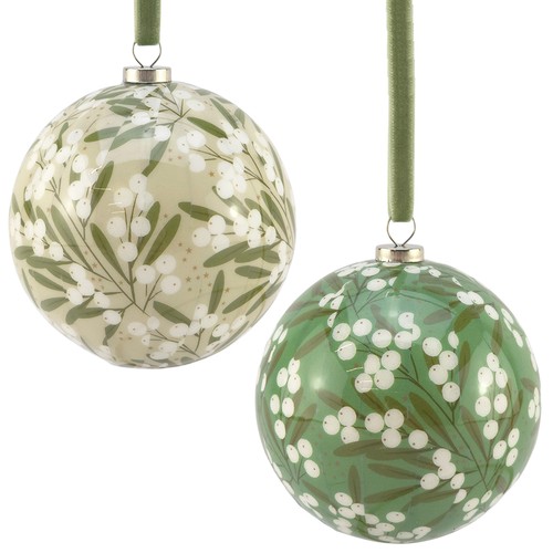 Mistletoe berries duo - duo, |