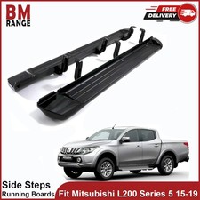 BLACK RUNNING BOARD SIDE STEPS