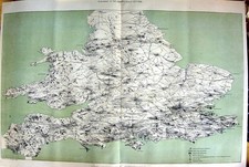 Original Old Antique Print