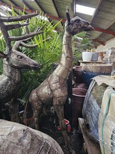 6.5ft Large Giraffe Metal