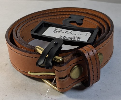 Bianchi brown leather belt - bianchi,