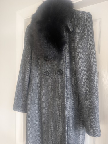 Papaya coat with detachable - coat,