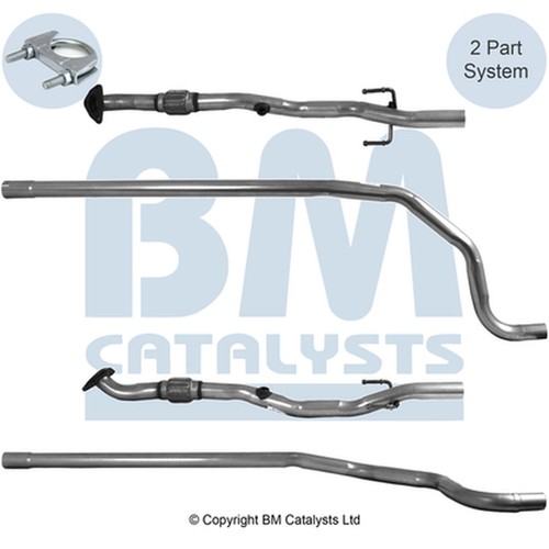 Centre exhaust pipe for - centre,