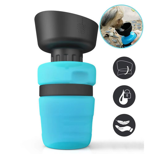 Dog water bottle - water, (500ml)