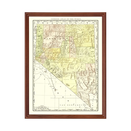 Old map nevada 1902 - old,