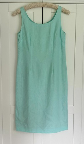East aqua blue shift dress - blue,