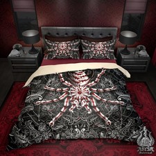 Goth Bed Cover, Duvet or