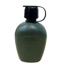 Dutch Army Olive Green Water Bottle Plastic Military Canteen Hydration Camping