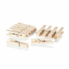 Wooden Clothes Pegs Rust Resistant - 36 Pack