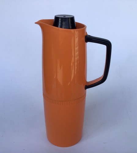 Orange thermos flask - thermos,
