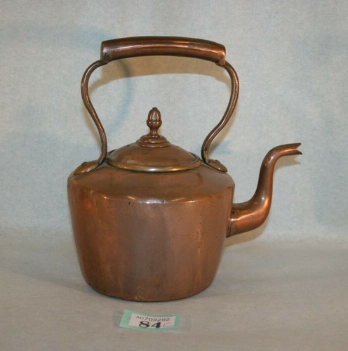 Kettle tea pot - antique, copper